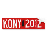 Kony 2012 bumper stickers