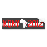 Kony 2012 bumper stickers