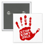 Kony 2012 Handprint Stop Joseph Kony Buttons
