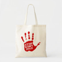 Kony 2012 Handprint Stop Joseph Kony Canvas Bags