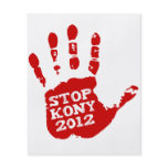 Kony 2012 Handprint Stop Joseph Kony Flyer Design