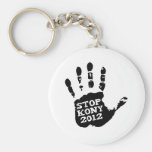 Kony 2012 Handprint Stop Joseph Kony Keychains