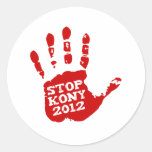Kony 2012 Handprint Stop Joseph Kony Stickers
