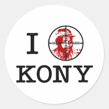Kony 2012 Joseph Kony Target Crosshairs Sticker