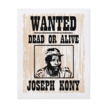 Kony 2012 Joseph Kony Wanted Poster Personalized Flyer