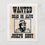 Kony 2012 Joseph Kony Wanted Poster Personalized Flyer