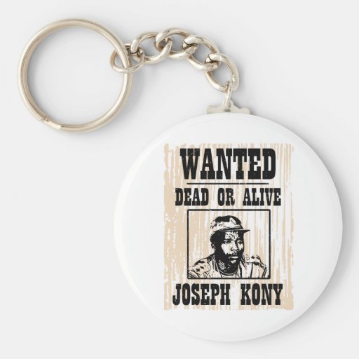 Kony 2012 Joseph Kony Wanted Poster Key Chain