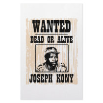 Kony 2012 Joseph Kony Wanted Poster Stationery