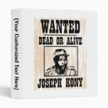Kony 2012 Joseph Kony Wanted Poster Vinyl Binder