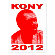 Kony 2012. Make Invisible Children Visible. Now. Postcards