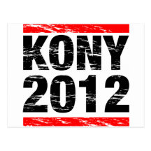 Kony 2012 Movement Postcard