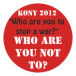 Kony 2012 stickers
