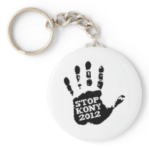 Kony 2012 Stop Joseph Kony Hand Keychain
