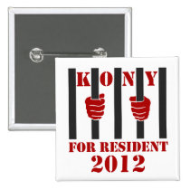 Kony 2012 Stop Joseph Kony Prison buttons