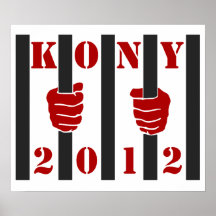 Kony 2012 Stop Joseph Kony Prison Poster