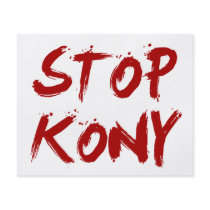 Kony 2012 Stop Red Bloody Joseph Kony Custom Flyer