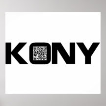 Kony 2012 Video QR Code Joseph Kony Poster