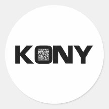 Kony 2012 Video QR Code Joseph Kony Sticker