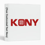 Kony 2012 Video Red QR Code Joseph Kony Vinyl Binders