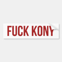 Kony Bumper Sticker - Kony 2012 - Joseph Kony