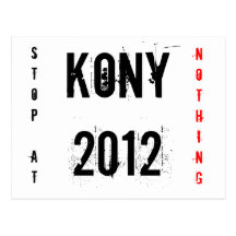 KONY POST CARD