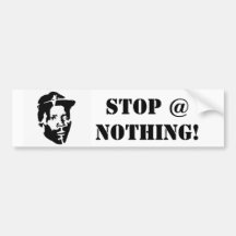 Kony stop at nothing Bumper Sticker