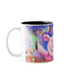 Kook Art Joyful Pig Standard Size Mug