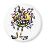 Kooky Eyed Rainbow MaN "Freddy" Fridge Magnet