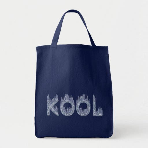 Kool - Ice Cold Design Canvas Crafts & Shopping Bags