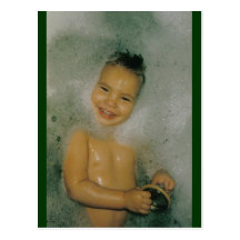 Koo's Bath Time! Postcard