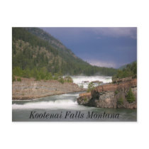 Kootenai Falls Montana Postcard
