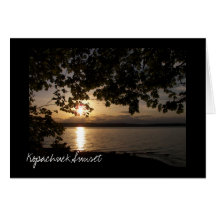 Kopachuck State Park Sunset Card