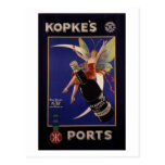 Kopke's Ports Vintage Ad Postcards