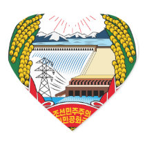 korea north coat of arms stickers