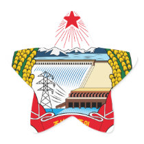 korea north coat of arms stickers