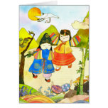 Korean Baby's First Birthday Greeting Card