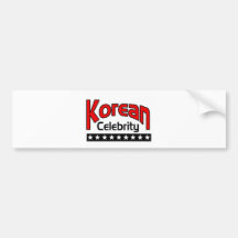 Korean Celebrity Bumper Stickers