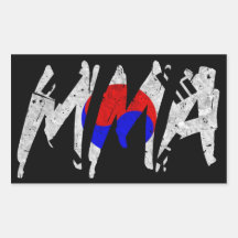 Korean Flag MMA Sticker