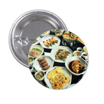 Korean food pinback button