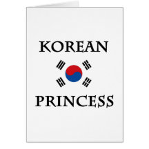 Korean Princess Cards