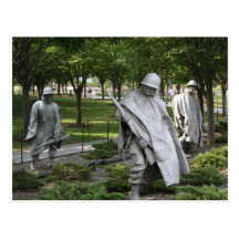 Korean War Memorial Post Card