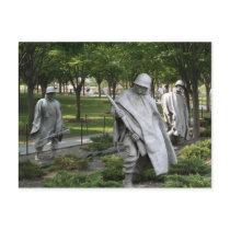 Korean War Memorial Post Card