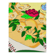 Korovai for Ukrainian Wedding Post Cards