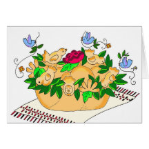 Korovai pour le mariage ukrainien cartes de vœux