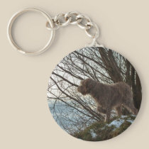 Korthals Griffon - Tsjip pointing keychains