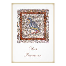 Kos Bird Mosaic Party Event Invitation Card