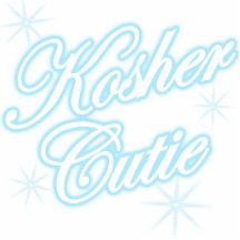 kosher cutie lt blue acrylic cut out