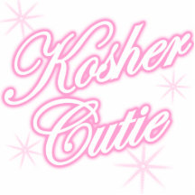kosher cutie  pink acrylic cut outs