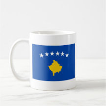 Kosovo Flag ~ Map Mug