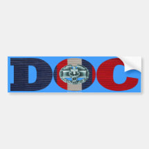 Kosovo Ribbon Doc - CMB Bumper Stickers
